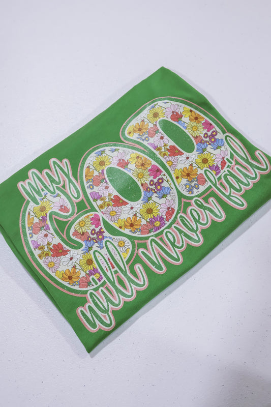 My God Will Never Fail- Leaf Green