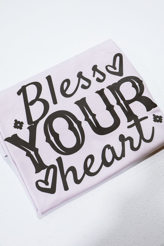Bless your Heart- Light Purple