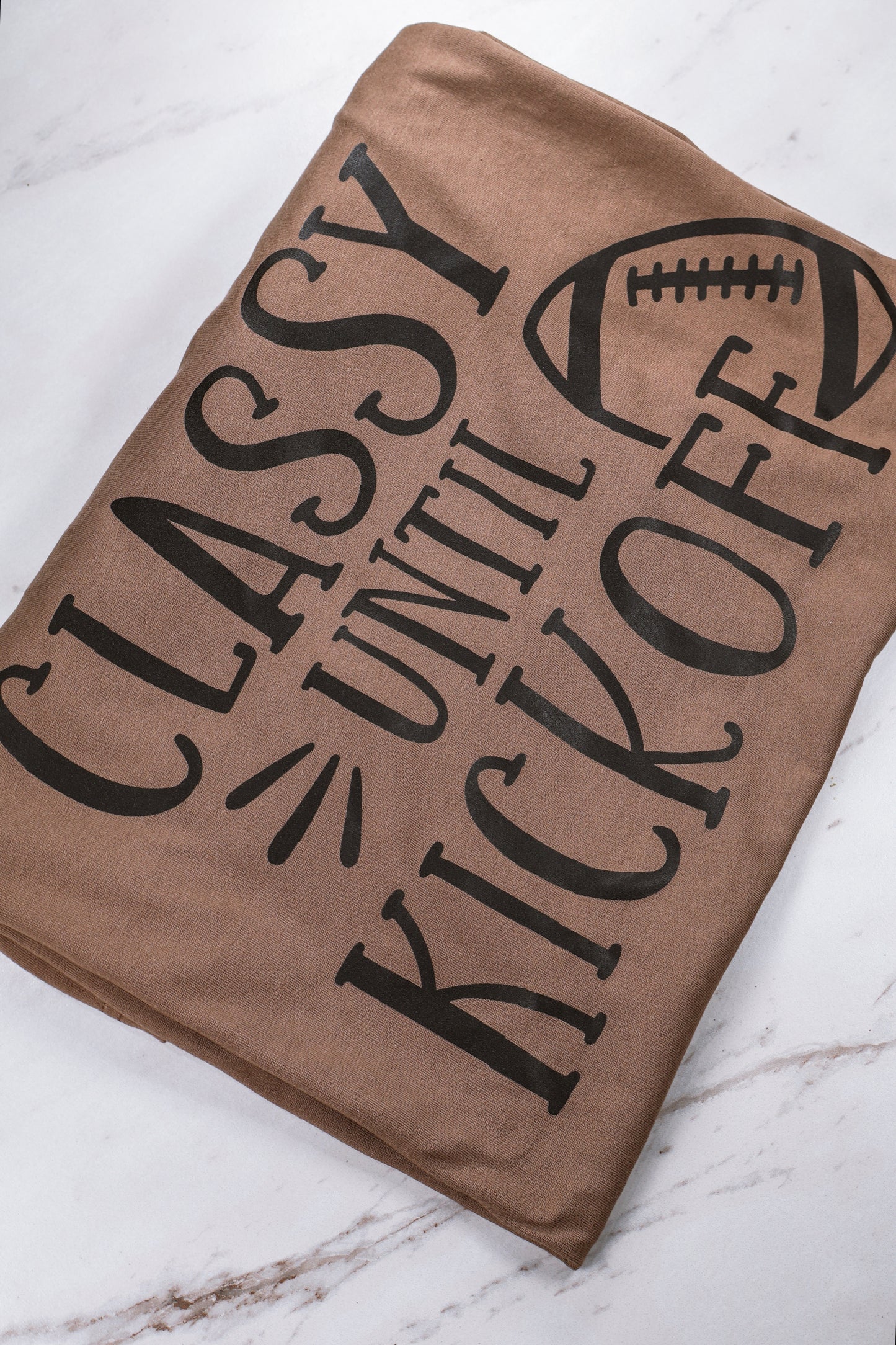 Classy Until Kickoff- Espresso Brown