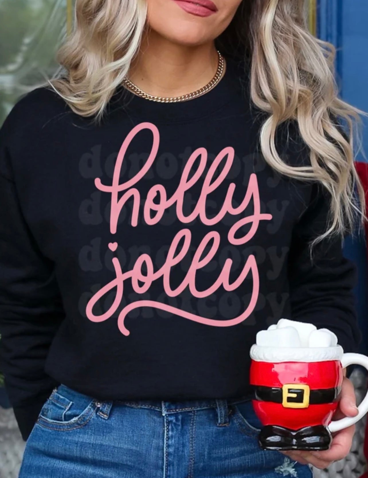 Holly Jolly-Pink