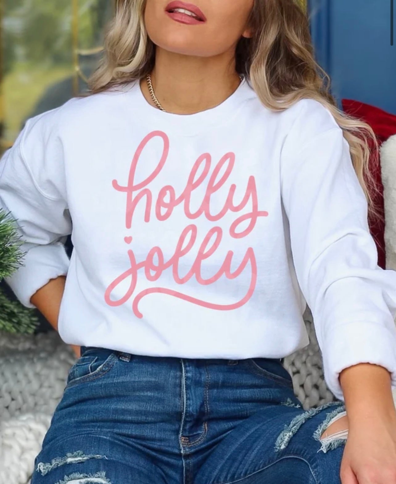 Holly Jolly-Pink