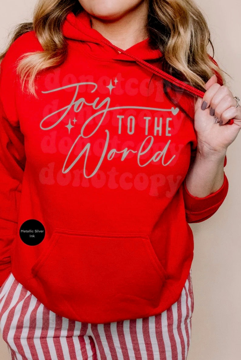 Joy to the World- Silver Metallic