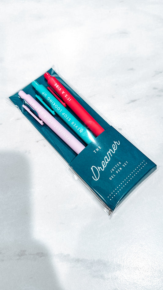 The Dreamer Jotter Gel Pen: Set of 3