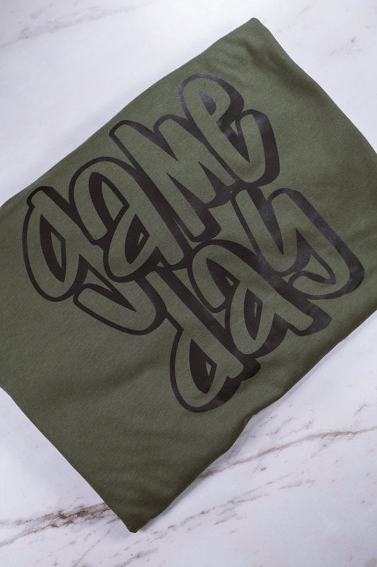 Game Day- Military Green