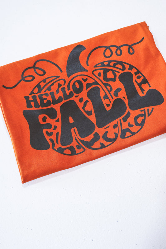 Hello Fall Cheetah-Autumn
