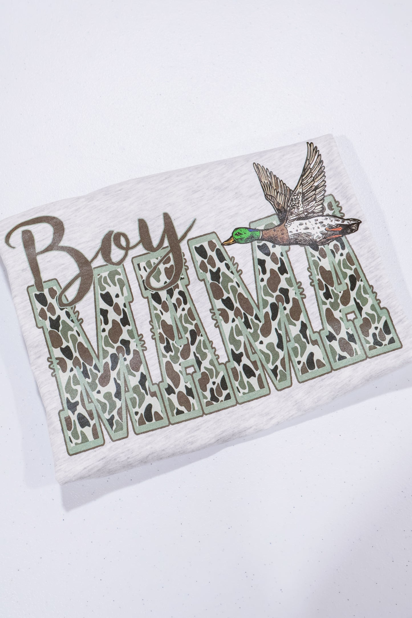 Boy Mama Duck- Ash Grey