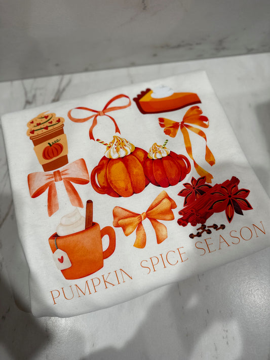 Pumpkin Spice Season Sweatshirt- Size Large