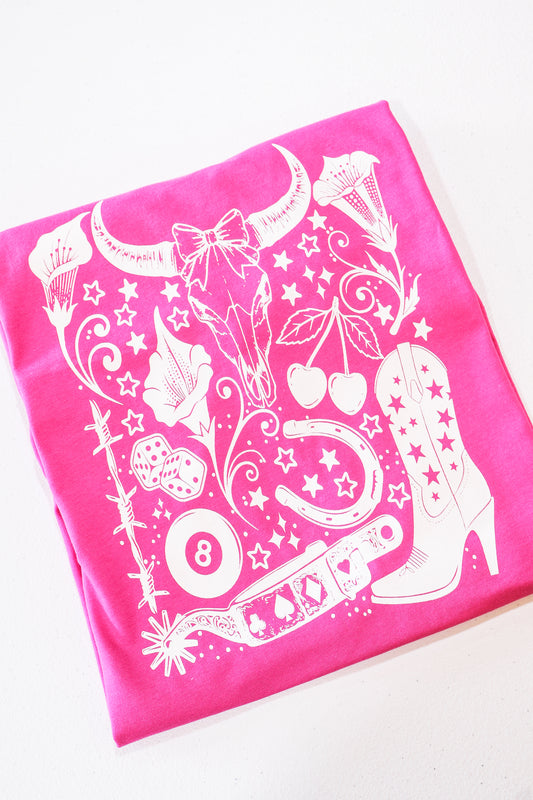 Coquette Cowgirl- Dark Pink
