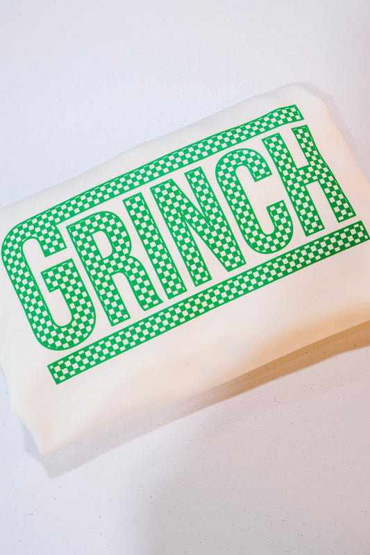 Checkered Grinch- White