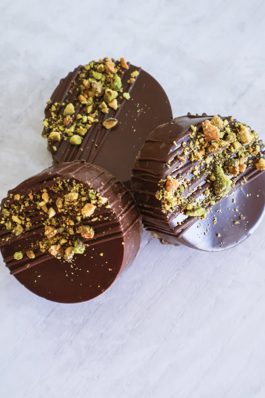 Dubai Chocolate Puck- LOCAL ONLY