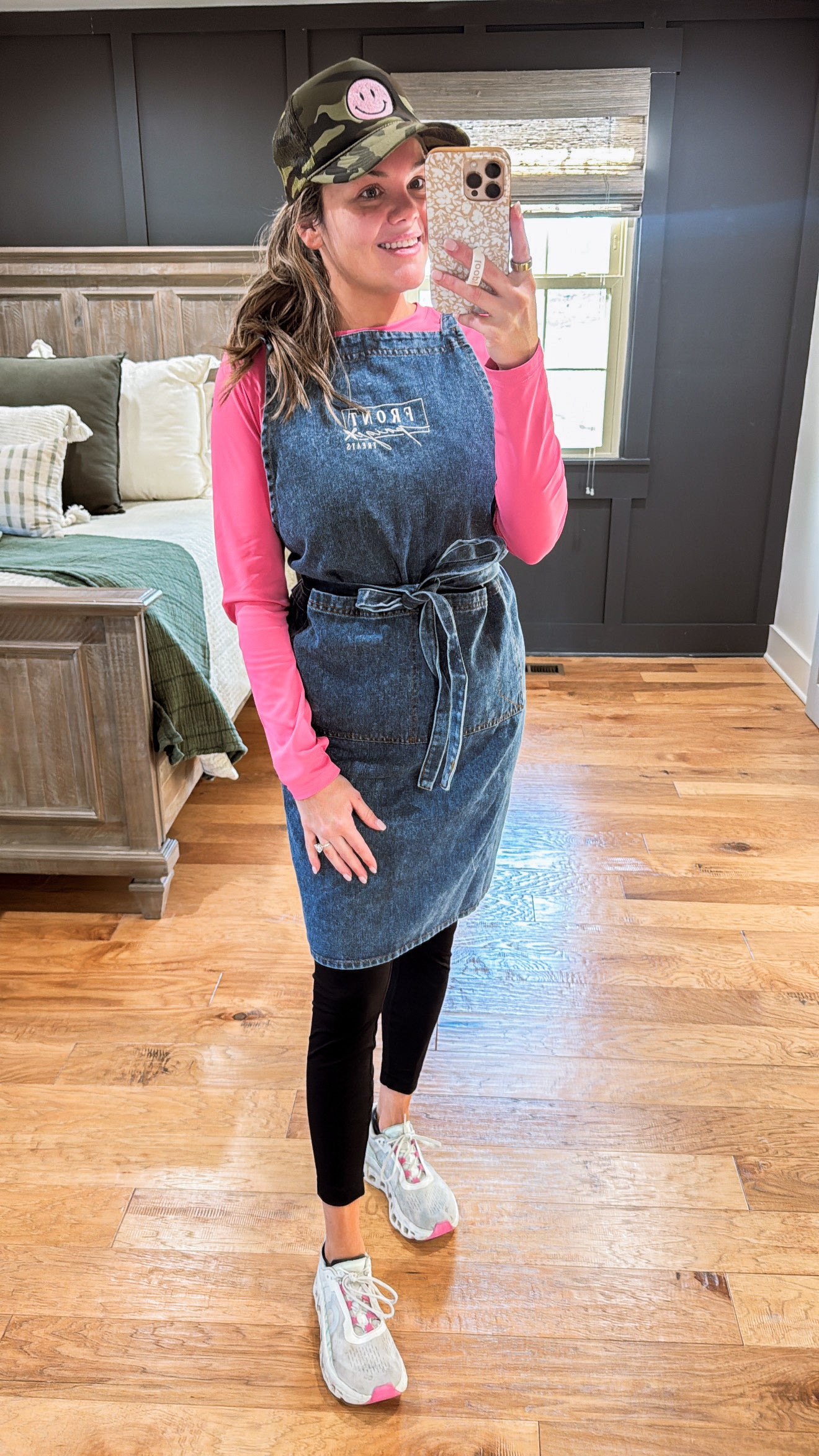 Dark Blue Jean Front Paige Treats Apron