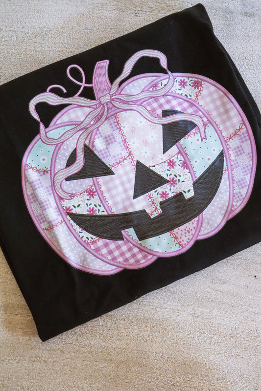 Stitched Pumpkin- Black