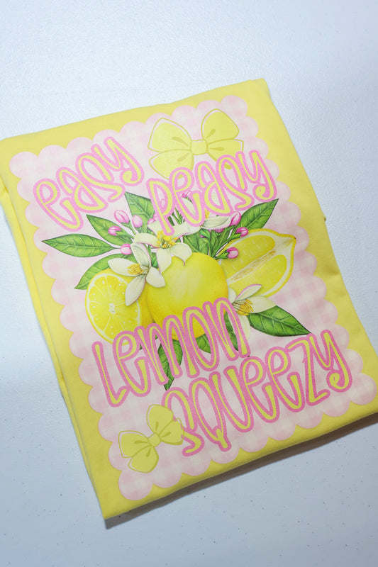 Easy Peasy Lemon Squeezy- Yellow