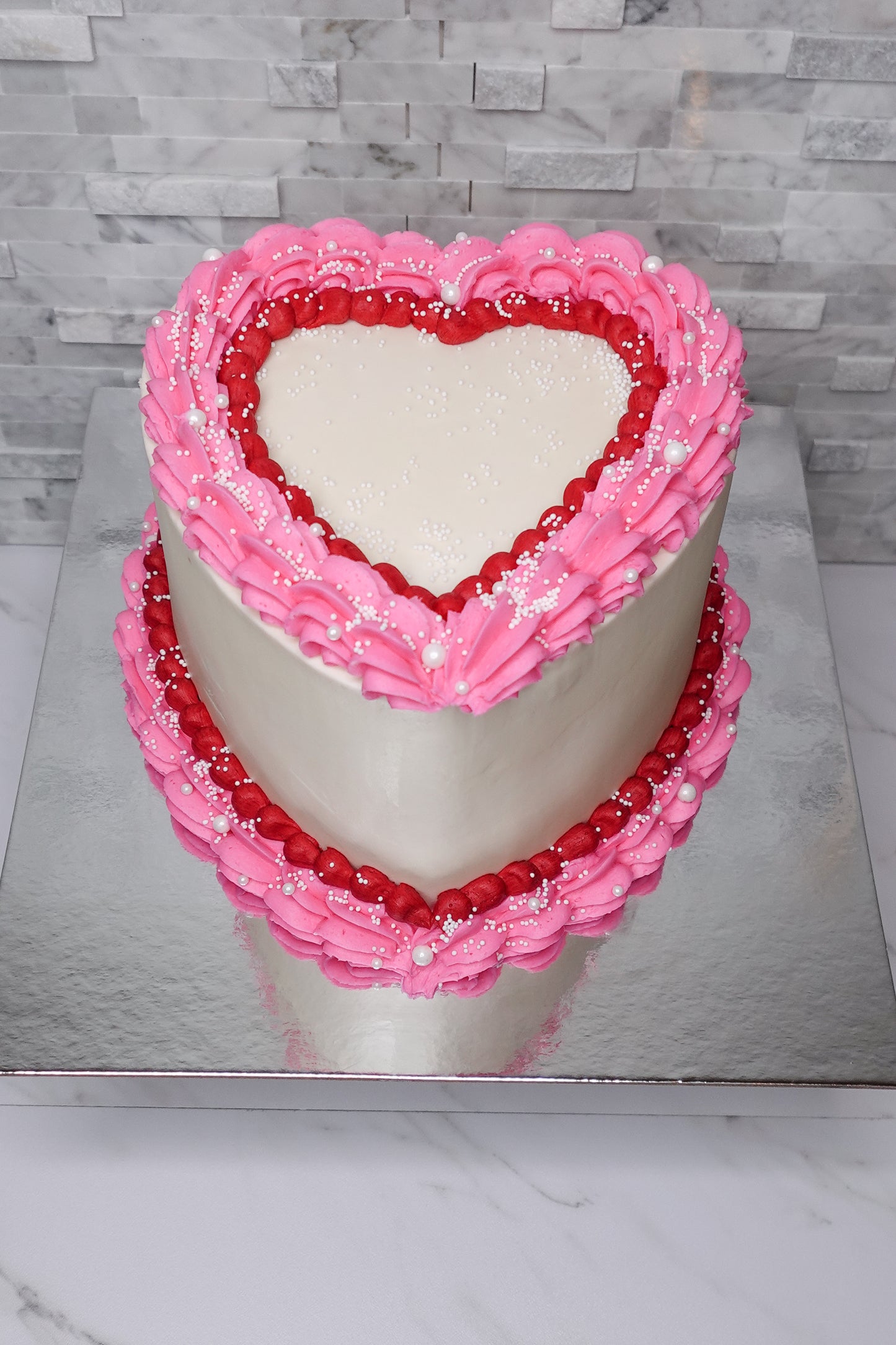 8" Heart Cake-LOCAL ONLY