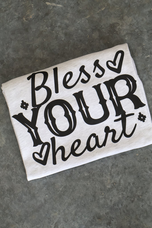 Bless Your Heart- Ash Grey