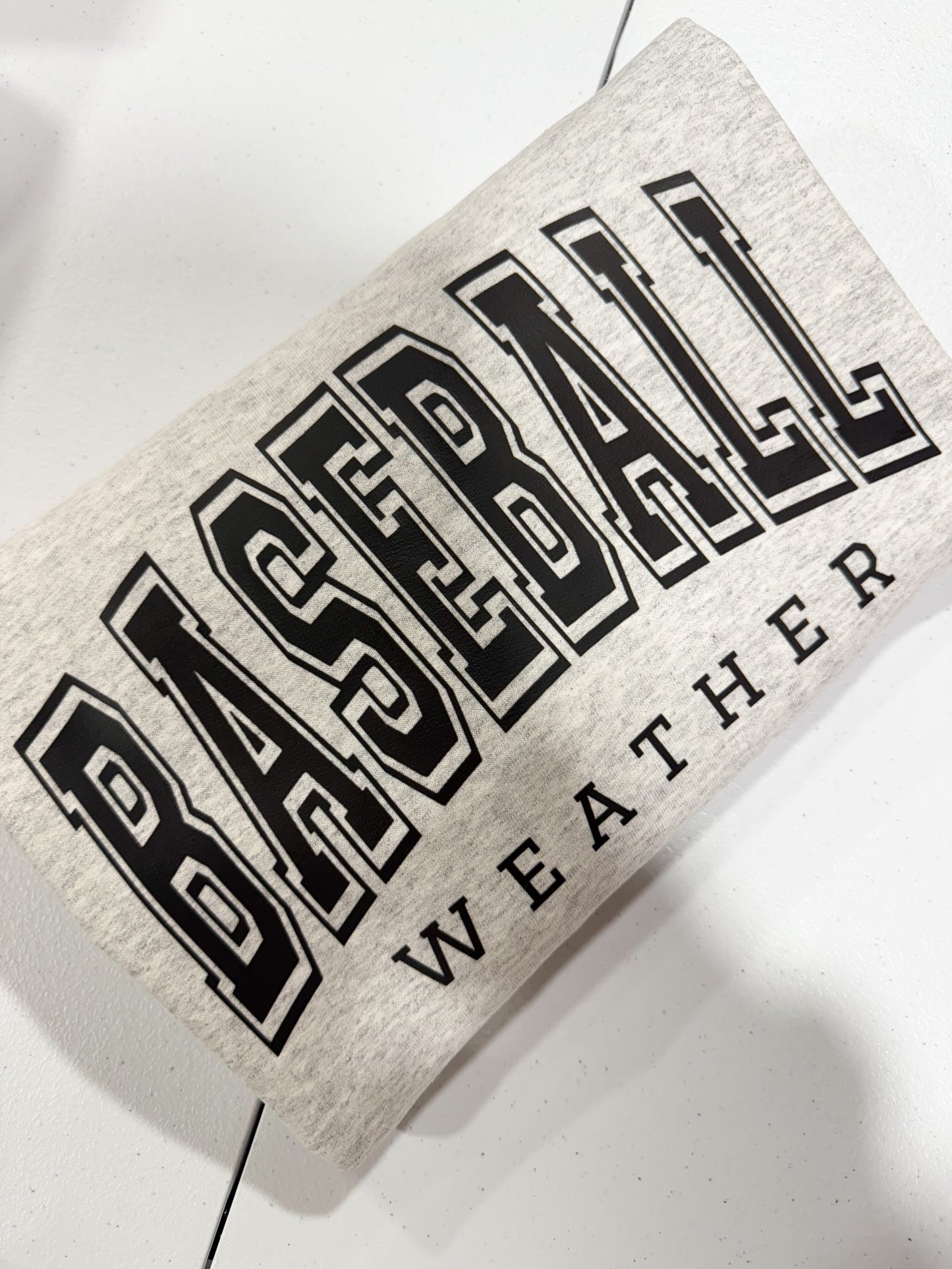 Baseball Weather- Ash Grey