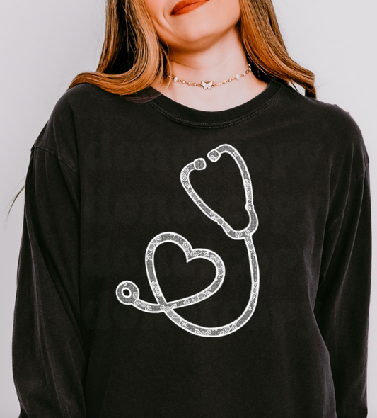 Lace Stethoscope- Black